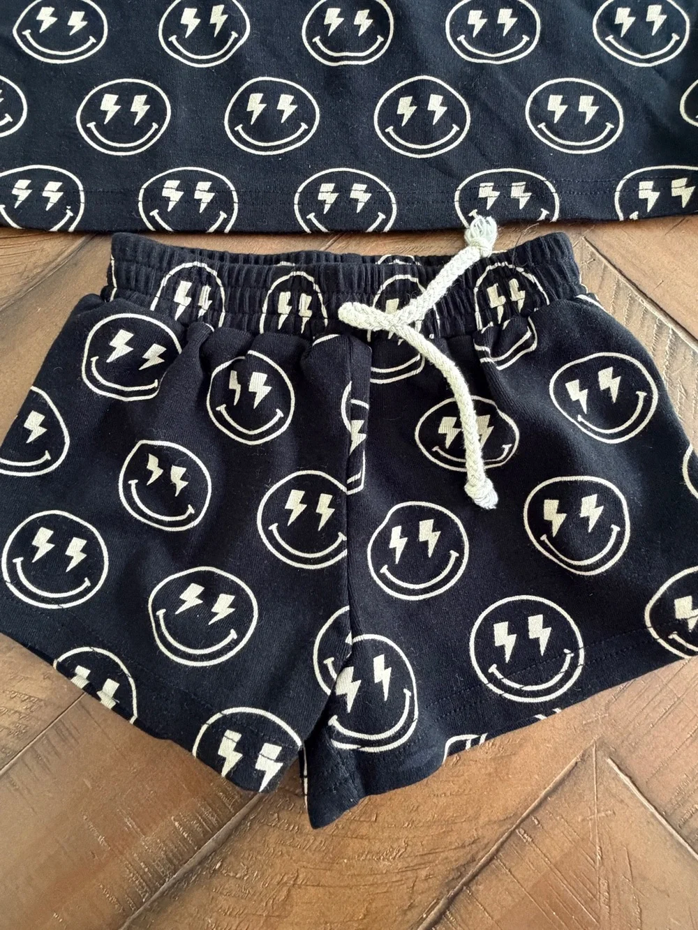 Lucky Panda Kids Shorts Set | Electric Smiley 18-24M